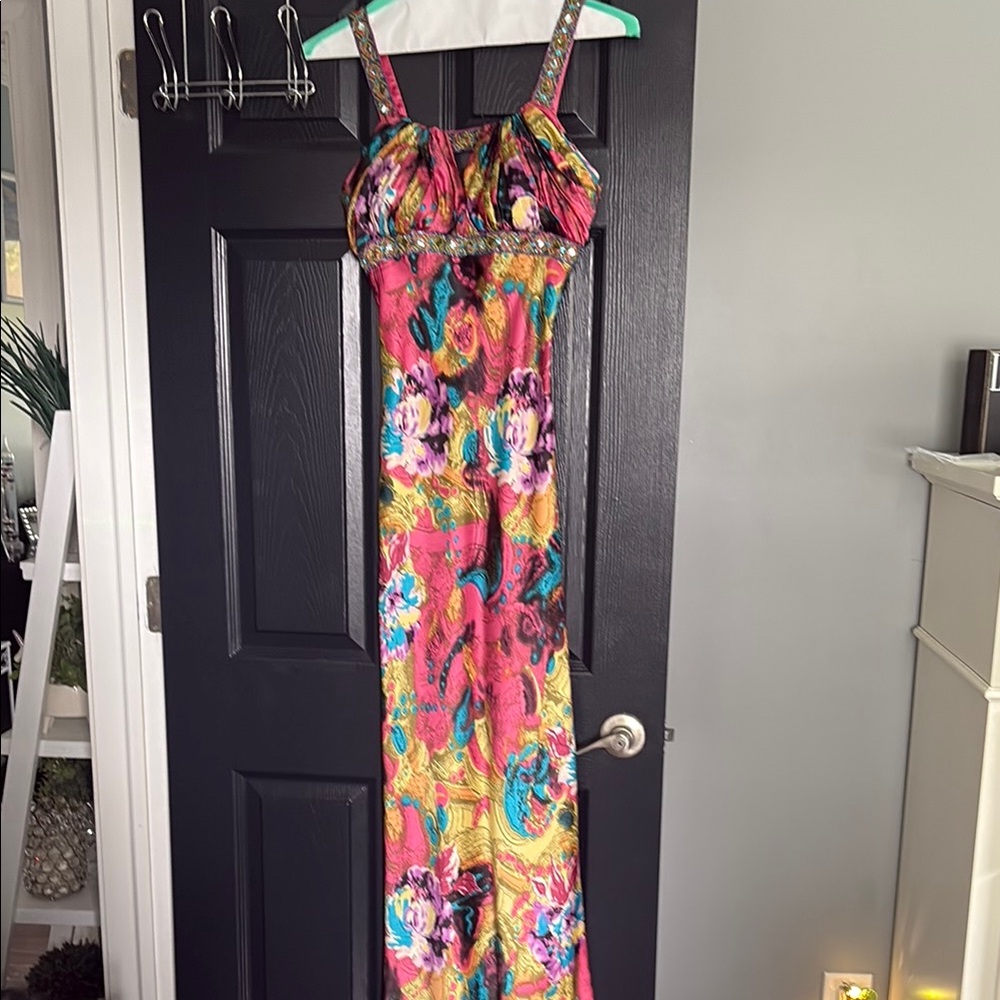 Colorful Floral Maxi Dress